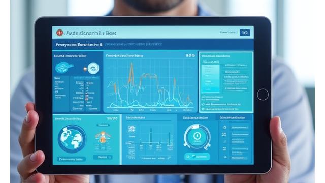 Healthcare analytics dashboard for patient data visualization