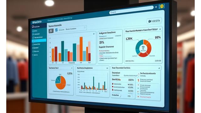 Retail customer analytics and inventory management interface